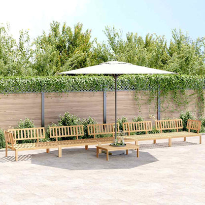 Set Divano Pallet da Giardino 6 pz in Legno Massello di Acacia | homemem39