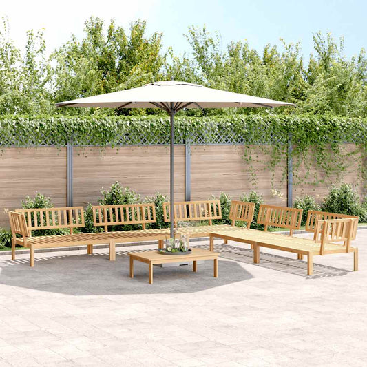 Set Divano Pallet da Giardino 6 pz in Legno Massello di Acacia | homemem39