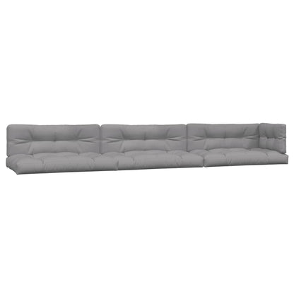Set Divano Pallet da Giardino 6 pz con Cuscini Massello Acacia | homemem39