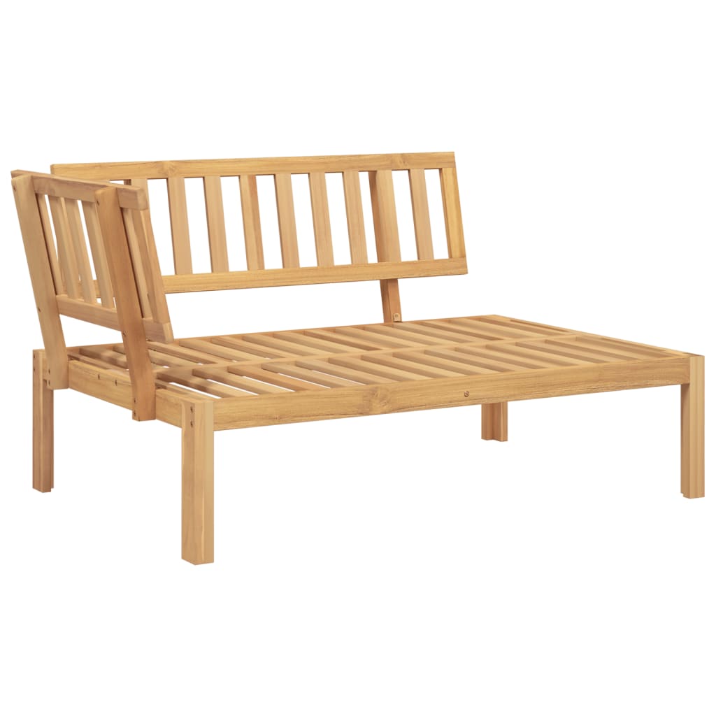 Set Divano Pallet da Giardino 6 pz con Cuscini Massello Acacia | homemem39