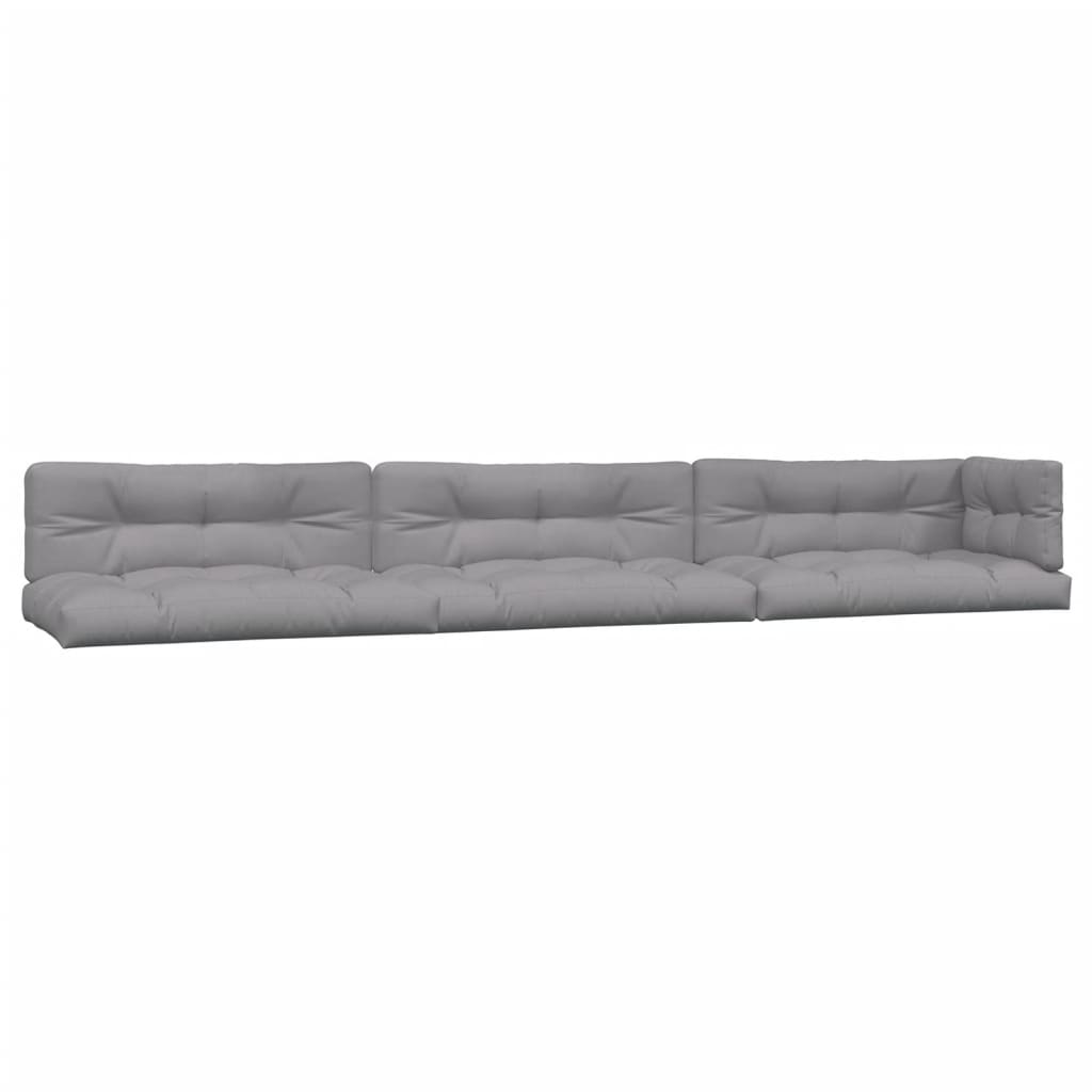 Set Divano Pallet da Giardino 6 pz con Cuscini Massello Acacia | homemem39