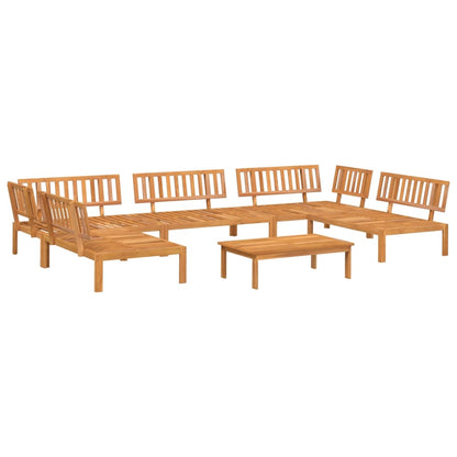 Set Divano Pallet da Giardino 6 pz in Legno Massello di Acacia | homemem39