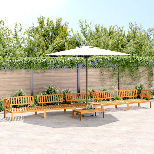 Set Divano Pallet da Giardino 6 pz in Legno Massello di Acacia | homemem39