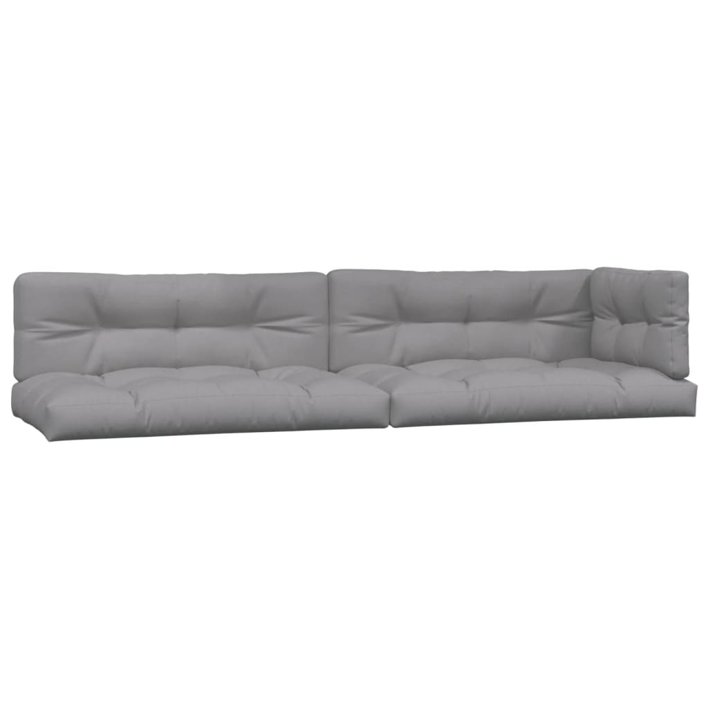 Set Divani Pallet Giardino 4pz Cuscini Legno Massello Acacia | homemem39