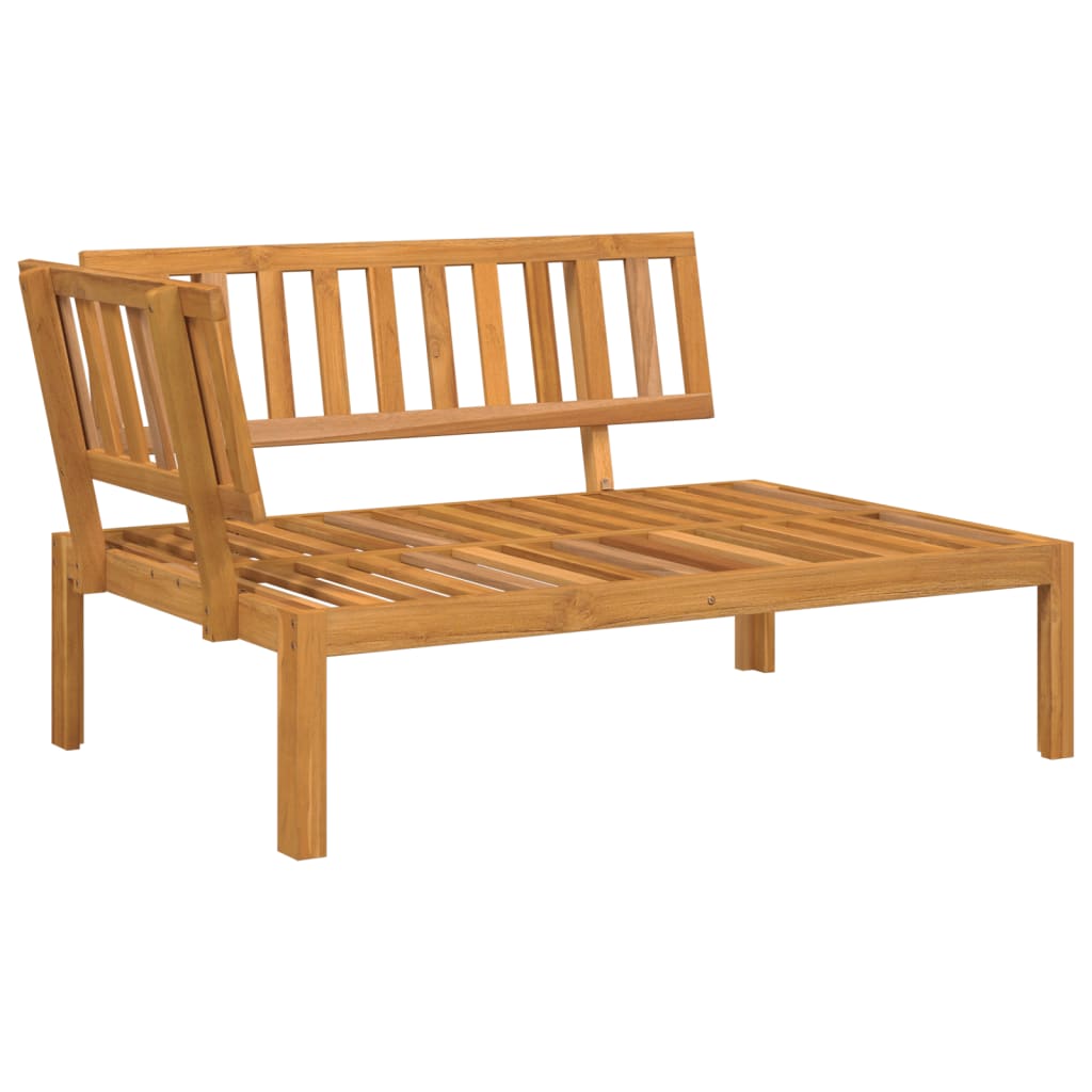 Set Divani Pallet Giardino 4pz Cuscini Legno Massello Acacia | homemem39