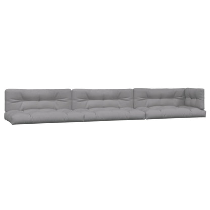 Set Divano Pallet da Giardino 6 pz con Cuscini Massello Acacia | homemem39