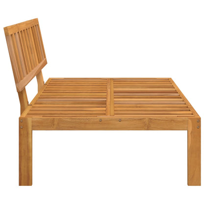 Divano Centrale da Giardino Pallet in Legno Massello di Acacia | homemem39