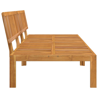 Divani Centrali da Giardino Pallet 2pz Legno Massello di Acacia | homemem39