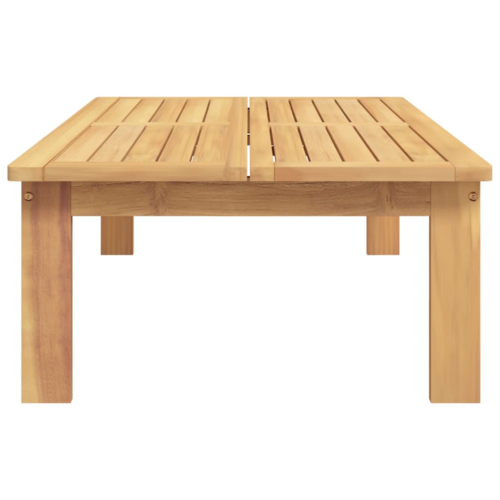 Tavolo da Giardino 100x60x30 cm in Legno Massello di Acacia | homemem39
