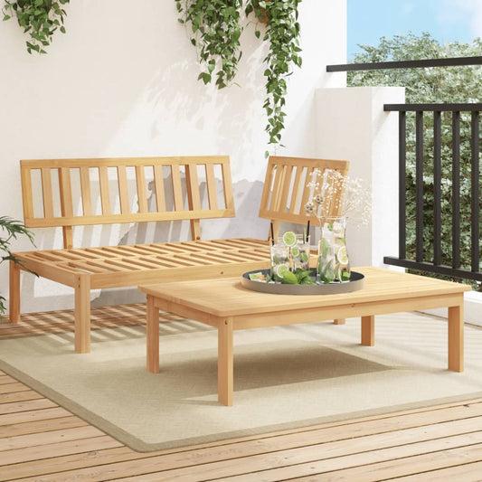 Set Divani Pallet da Giardino 2pz in Legno Massello di Acacia | homemem39