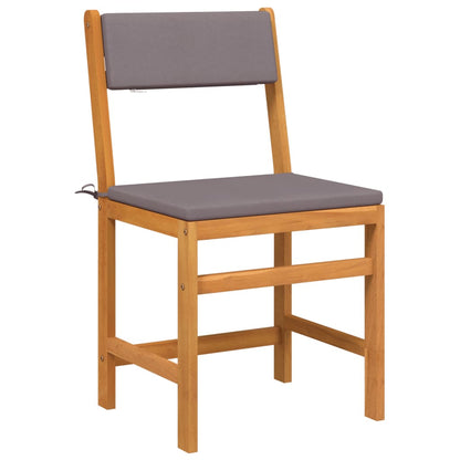 Set da Balcone 3pz con Cuscini in Legno Massello di Acacia | homemem39
