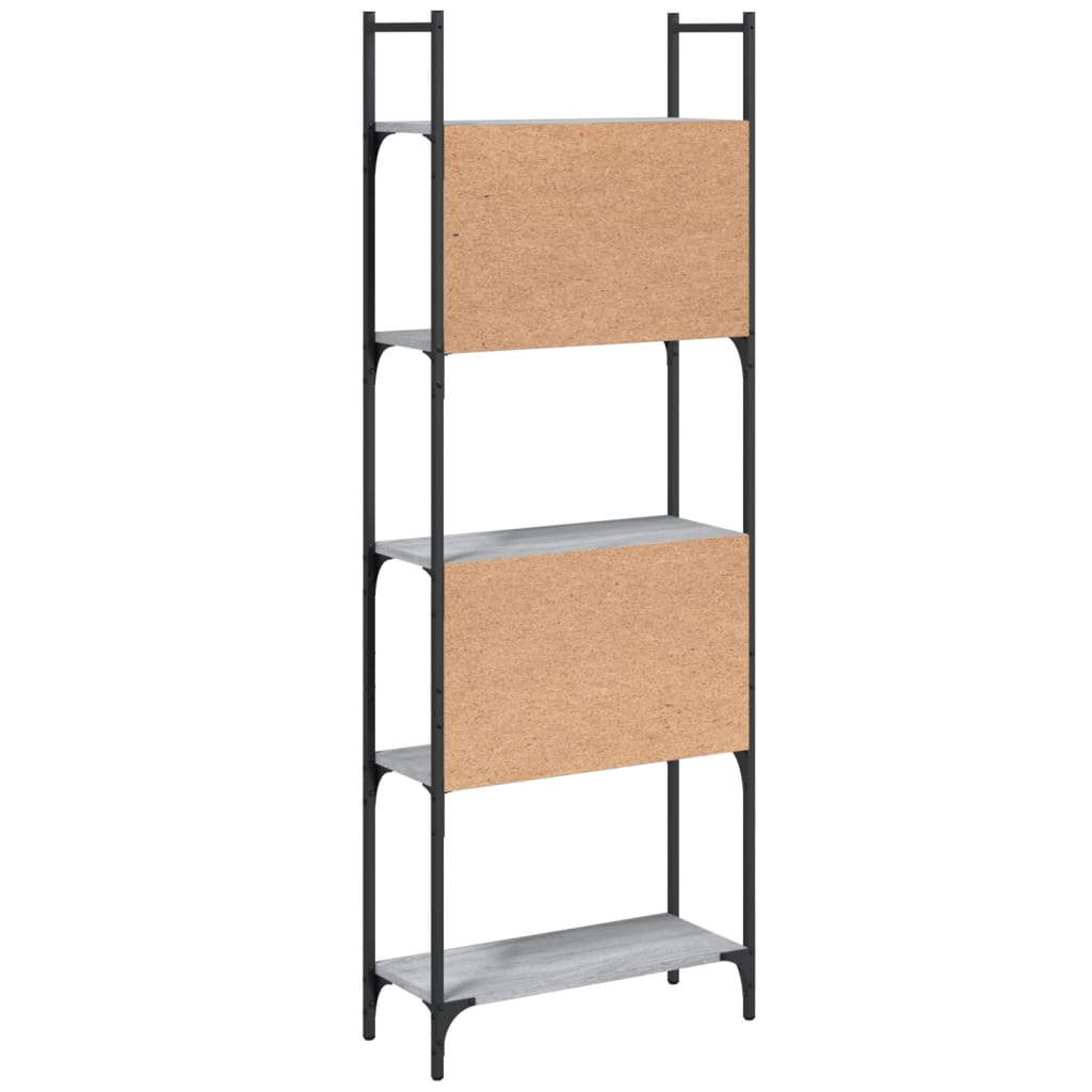 Libreria 5Ripiani Grigio Sonoma 60,5x24x166,5 Legno Multistrato | homemem39
