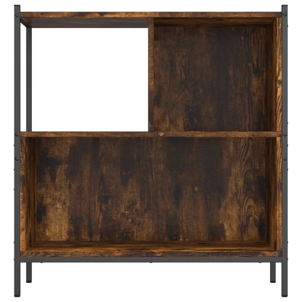 Libreria Rovere Fumo 72x28x77,5 cm in Legno Multistrato | homemem39