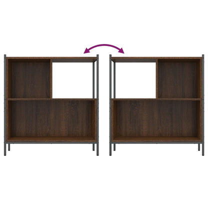 Libreria Rovere Marrone 72x28x77,5 cm in Legno Multistrato