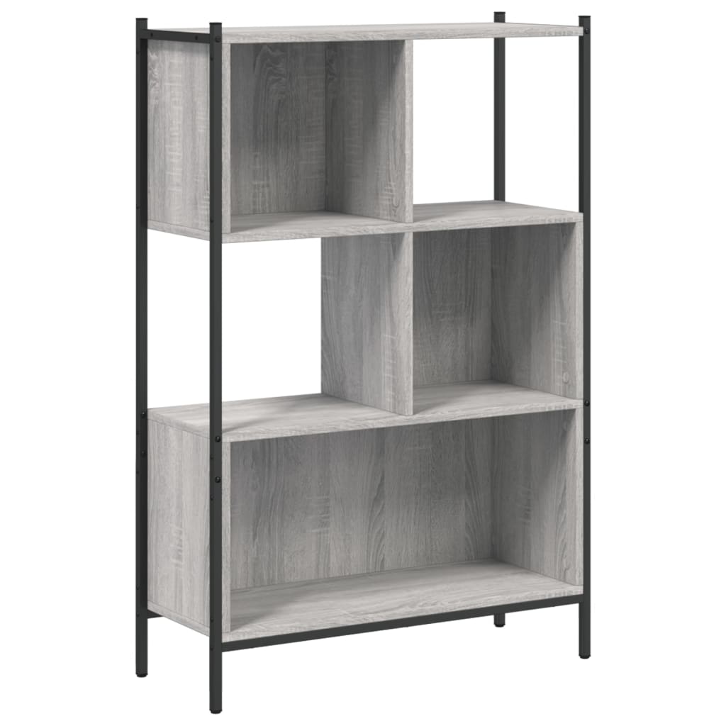 Libreria Grigio Sonoma 72x28x109 cm in Legno Multistrato | homemem39