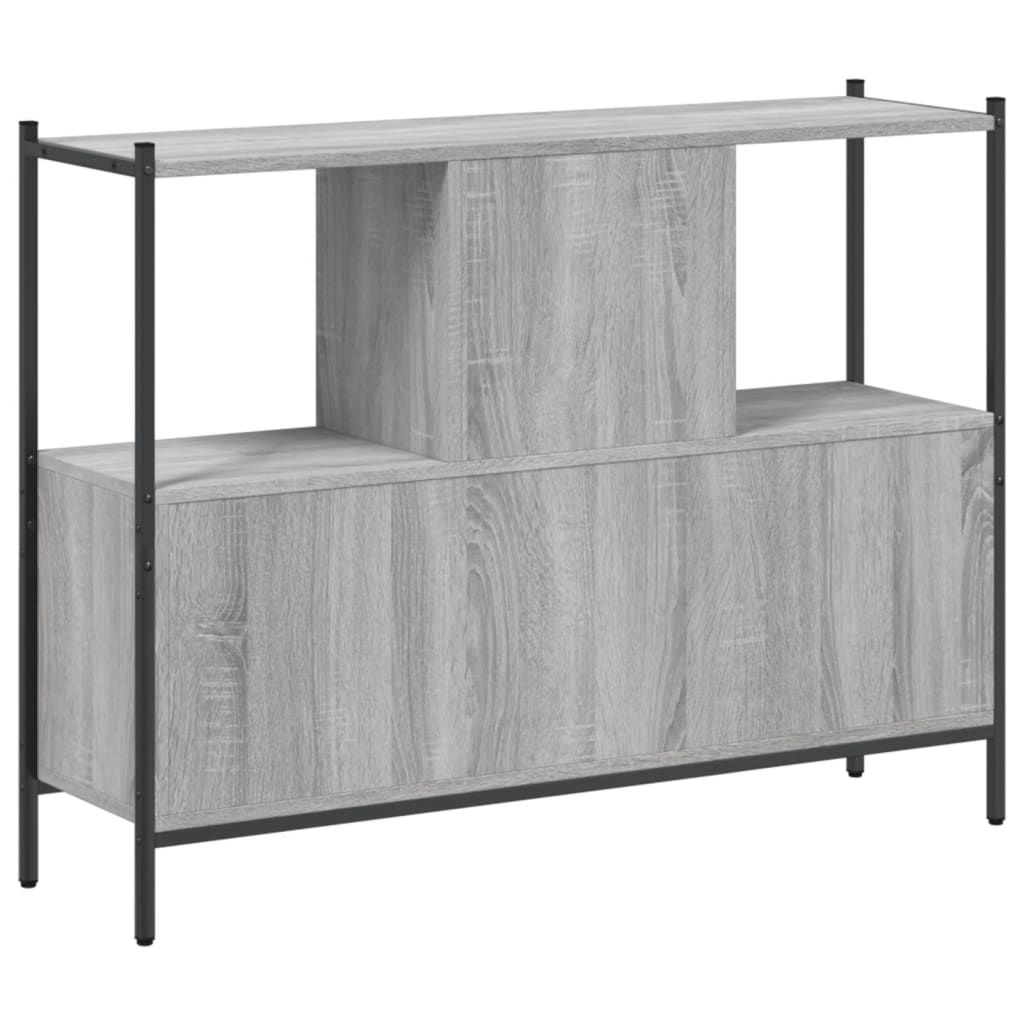 Libreria Grigio Sonoma 102x28x77,5 cm in Legno Multistrato | homemem39