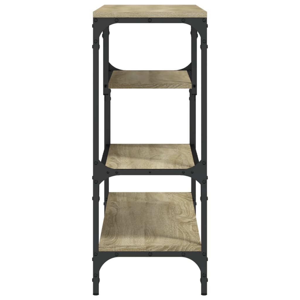 Tavolo Consolle Rovere Sonoma 100x30x75 cm in Legno Multistrato - homemem39