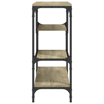 Tavolo Consolle Rovere Sonoma 100x30x75 cm in Legno Multistrato - homemem39
