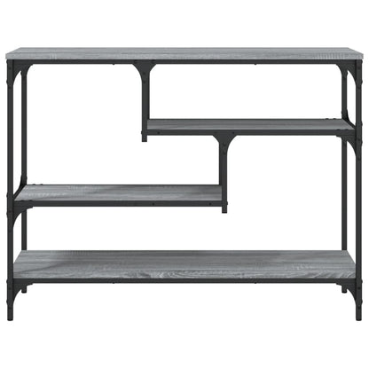 Tavolino Consolle Grigio Sonoma 100x30x75 cm Legno Multistrato - homemem39