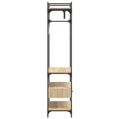 Armadio Cassetti Rovere Sonoma 89x39x184,5 cm Legno Multistrato