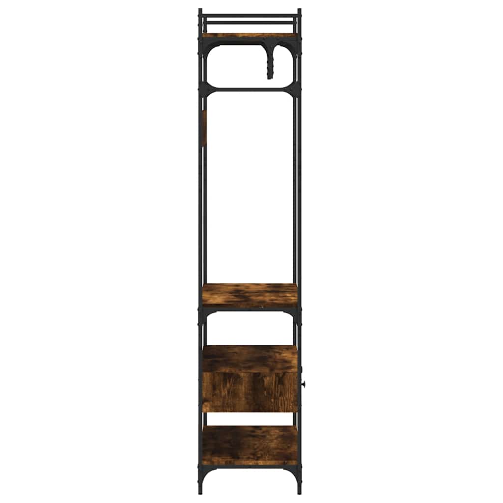 Armadio Cassetti Rovere Fumo 89x39x184,5 cm Legno Multistrato - homemem39
