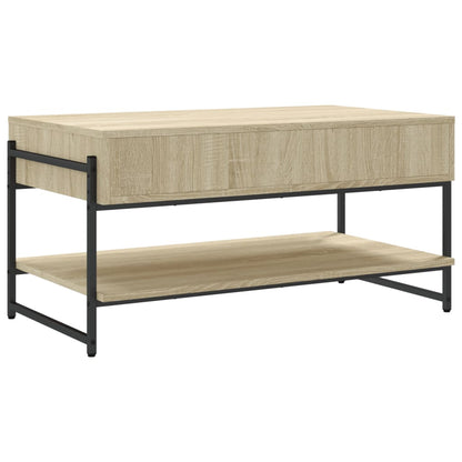 Tavolino da Salotto Rovere Sonoma 90x50x45 cm Legno Multistrato
