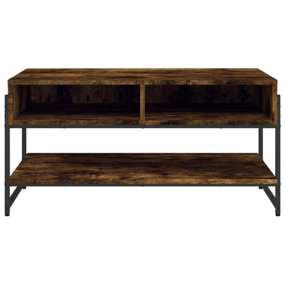 Tavolino da Salotto Rovere Fumo 90x50x45cm in Legno Multistrato | homemem39