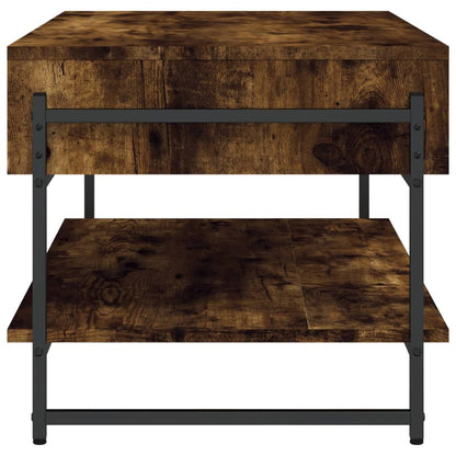 Tavolino da Salotto Rovere Fumo 90x50x45cm in Legno Multistrato | homemem39