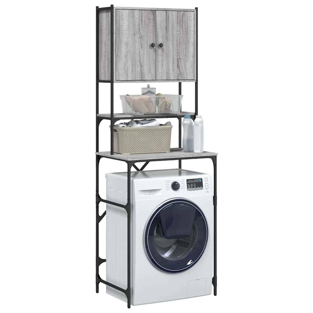 Mobile per Lavatrice Grigio Sonoma 68x48,5x194 cm | homemem39