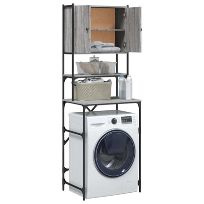 Mobile per Lavatrice Grigio Sonoma 68x48,5x194 cm | homemem39