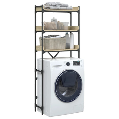 Scaffale per Lavatrice Rovere Sonoma 67x25x163 cm Multistrato | homemem39