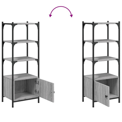 Libreria 3Ripiani Grigio Sonoma 41x30x109,5cm Legno Multistrato | homemem39
