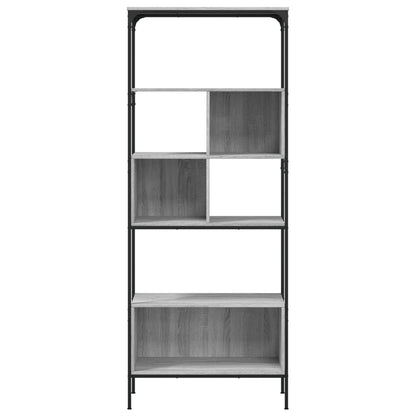 Libreria 5Ripiani Grigio Sonoma 76x33x188,5cm Legno Multistrato | homemem39