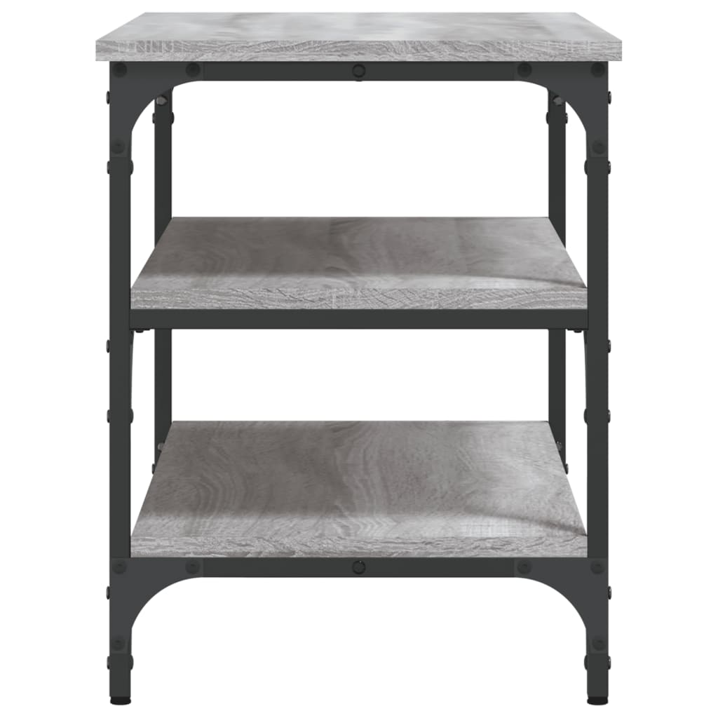 Panca Porta Scarpe Grigio Sonoma 70x38,5x49cm Legno Multistrato - homemem39