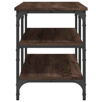 Panca Porta Scarpe Rovere Marrone 100x38,5x49 Legno Multistrato - homemem39