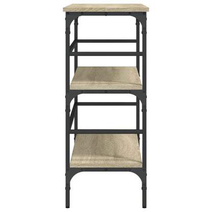 Tavolo Consolle Rovere Sonoma 100x32x75 cm in Legno Multistrato - homemem39