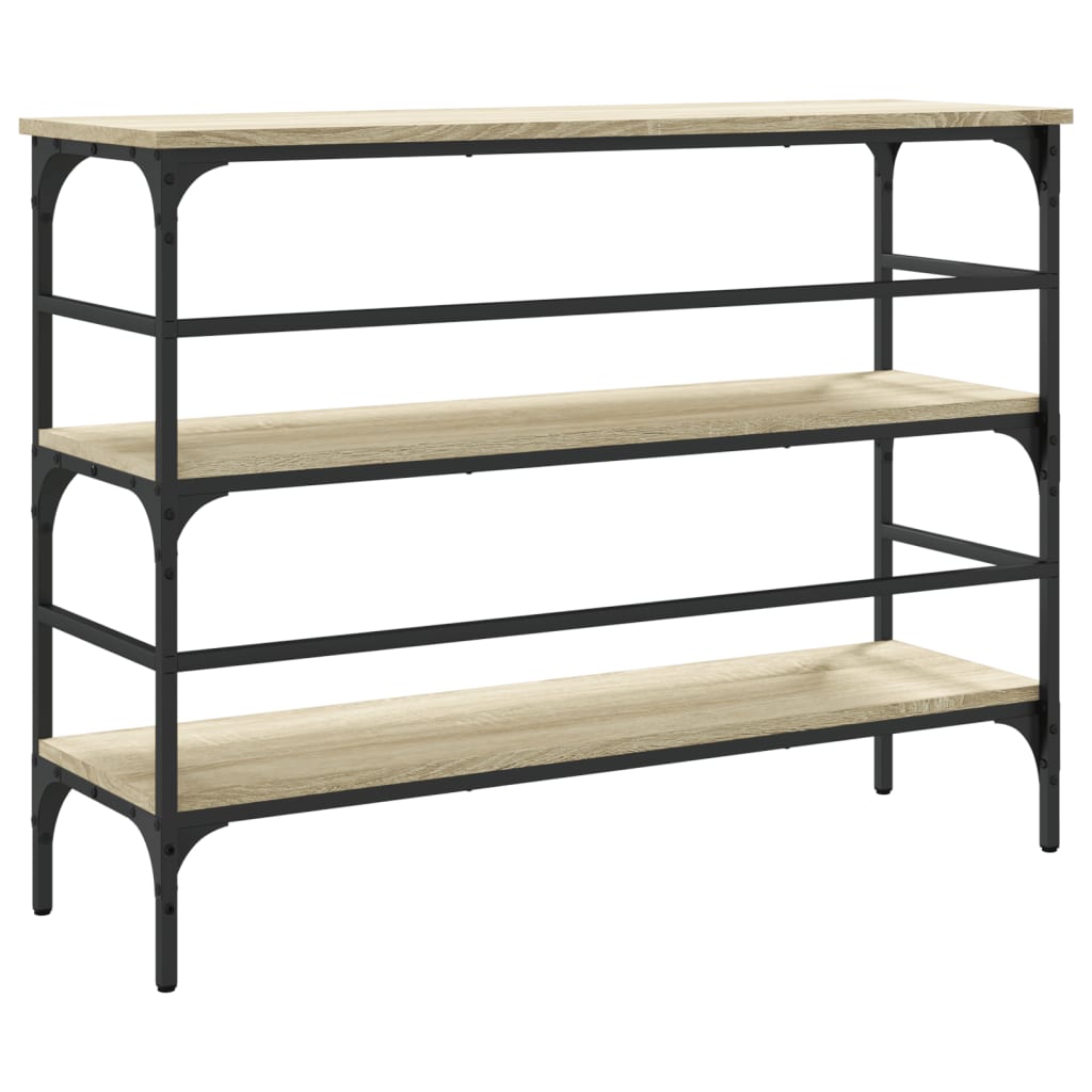 Tavolo Consolle Rovere Sonoma 100x32x75 cm in Legno Multistrato - homemem39