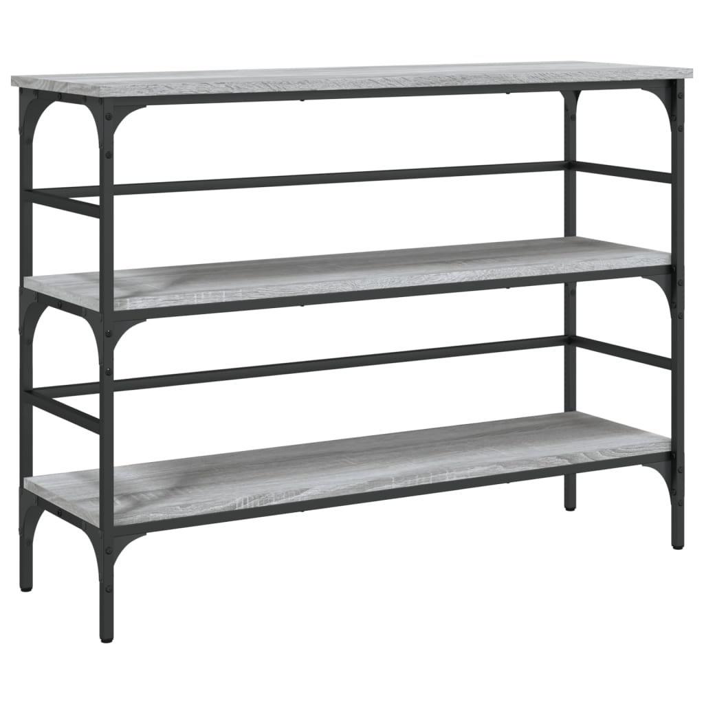 Tavolo Consolle Grigio Sonoma 100x32x75 cm in Legno Multistrato - homemem39