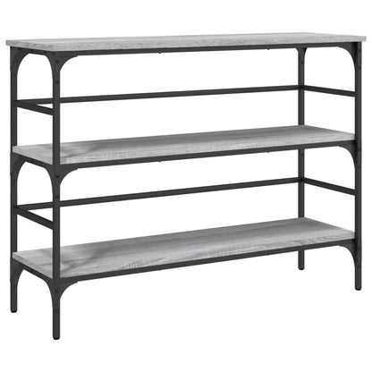 Tavolo Consolle Grigio Sonoma 100x32x75 cm in Legno Multistrato - homemem39
