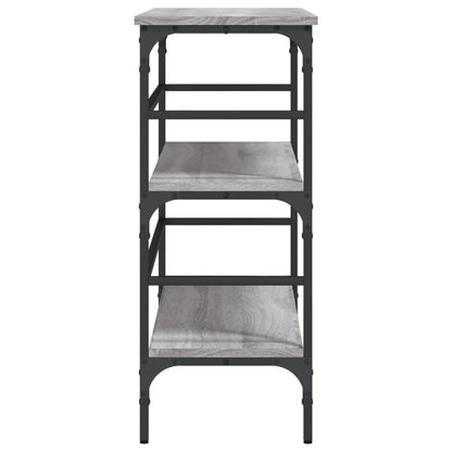 Tavolo Consolle Grigio Sonoma 100x32x75 cm in Legno Multistrato | homemem39