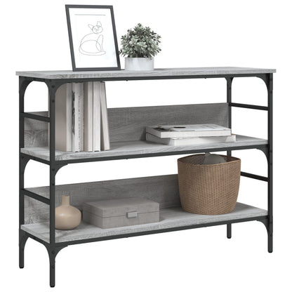Tavolo Consolle Grigio Sonoma 100x32x75 cm in Legno Multistrato | homemem39