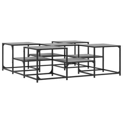 Tavolino Salotto Grigio Sonoma 121x121x40 cm Legno Multistrato | homemem39