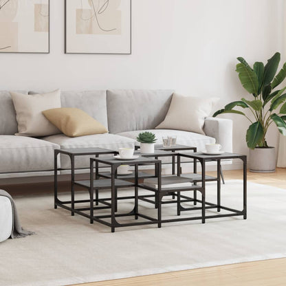 Tavolino da Salotto Grigio Sonoma 91x91x40 cm Legno Multistrato | homemem39