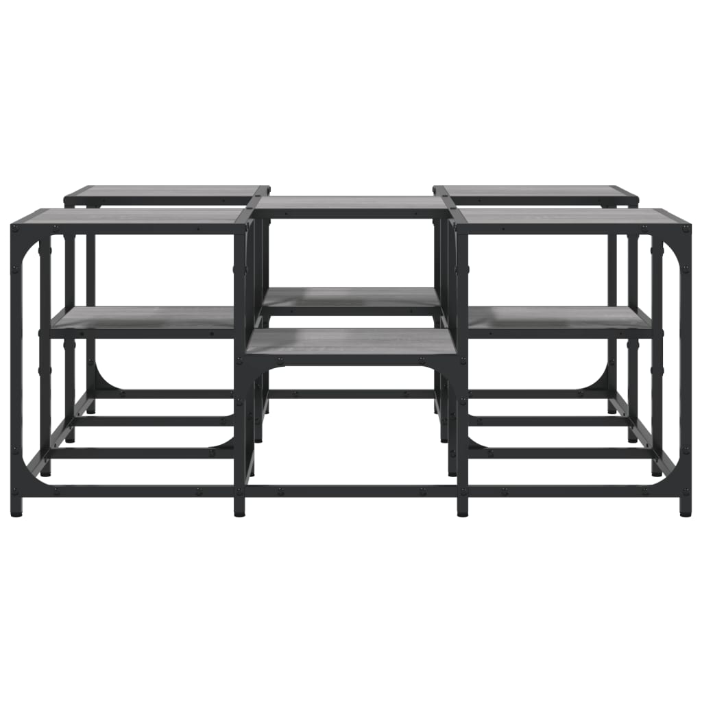 Tavolino da Salotto Grigio Sonoma 91x91x40 cm Legno Multistrato | homemem39