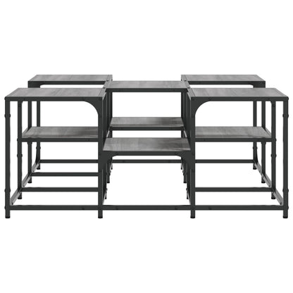 Tavolino da Salotto Grigio Sonoma 91x91x40 cm Legno Multistrato | homemem39