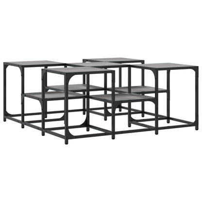 Tavolino da Salotto Grigio Sonoma 91x91x40 cm Legno Multistrato | homemem39