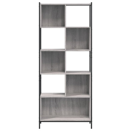 Libreria Grigio Sonoma 72x28x172 cm in Legno Multistrato | homemem39