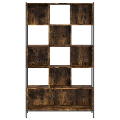 Libreria Rovere Fumo 102x28x172 cm in Legno Multistrato | homemem39