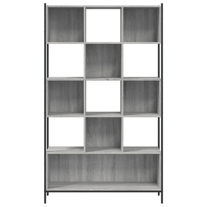 Libreria Grigio Sonoma 102x28x172 cm in Legno Multistrato | homemem39