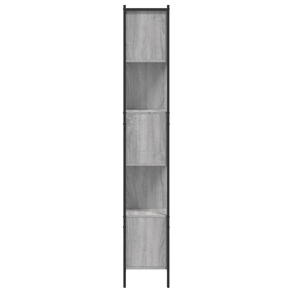 Libreria Grigio Sonoma 102x28x172 cm in Legno Multistrato | homemem39